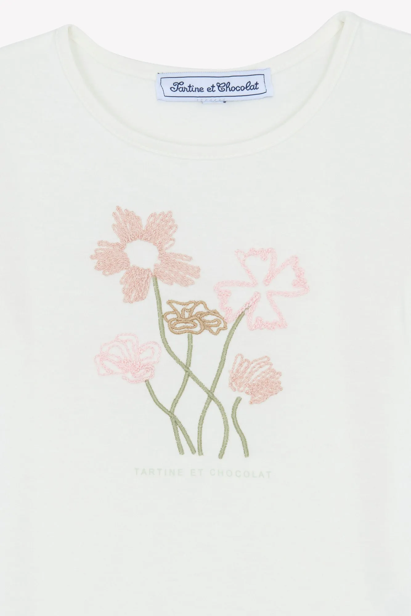 Tartine Et Chocolat Jungen Mädchen ROMANTISCHE AUSZEIT T-SHIRT - Perlmut