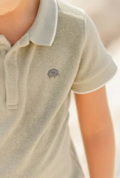 Tartine Et Chocolat Jungen Mädchen EXPLORATEUR EN HERBE POLO1BIS - Farn
