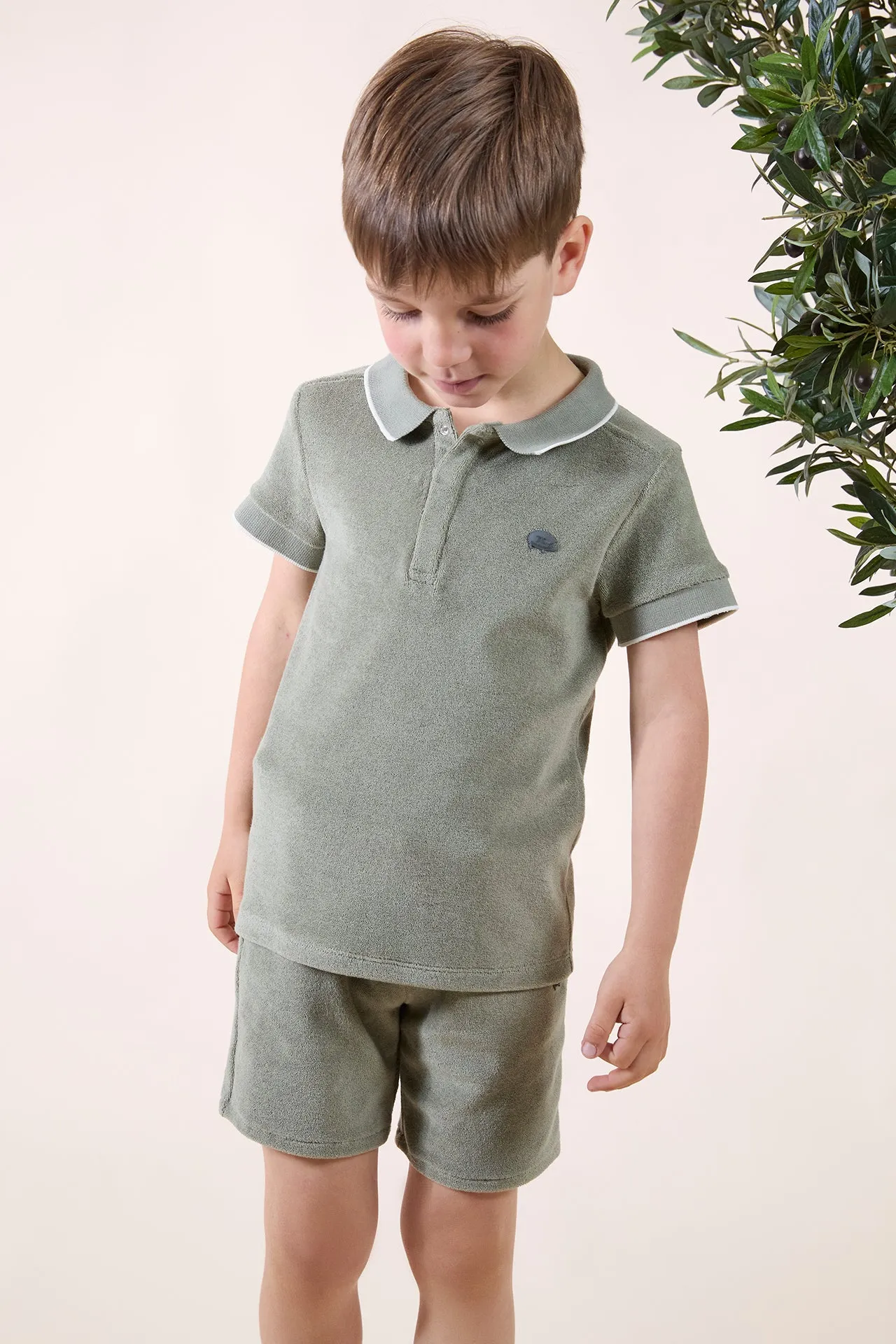 Tartine Et Chocolat Jungen Mädchen EXPLORATEUR EN HERBE SHORT9BIS - Farnkraut