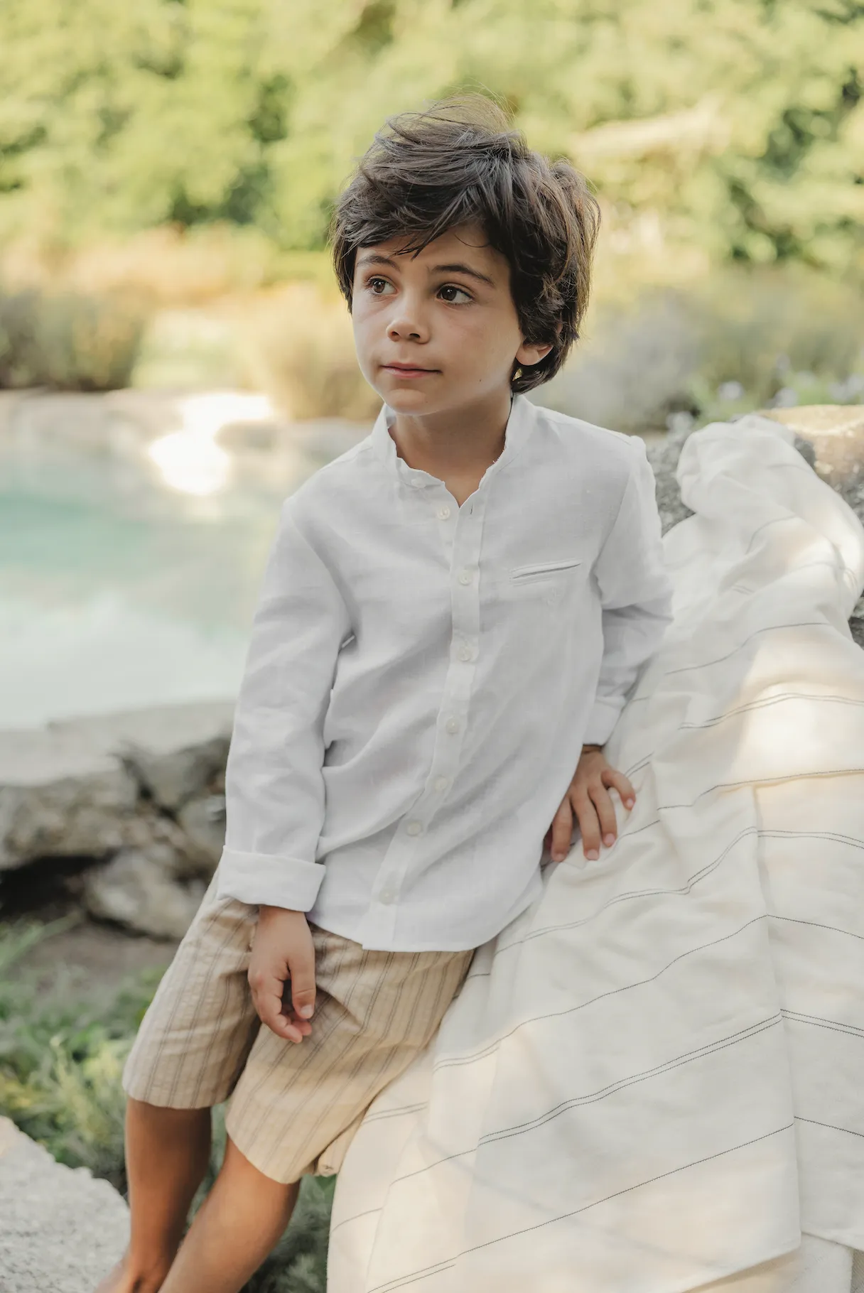 Tartine Et Chocolat Jungen Mädchen PETIT COWBOY SHORT16BIS - Ocker