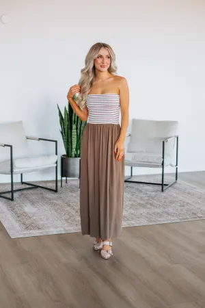 Tatia Contrast Dress
