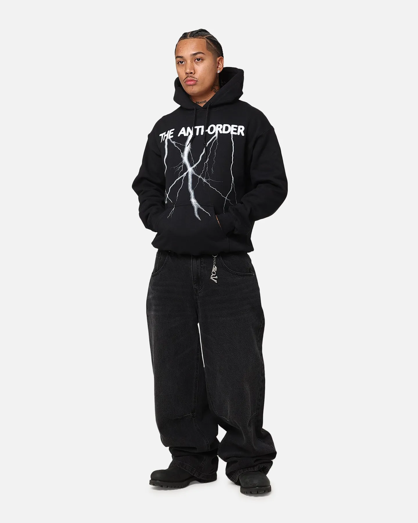 Die Anti-Order-Voltage-Hoodie Schwarz
