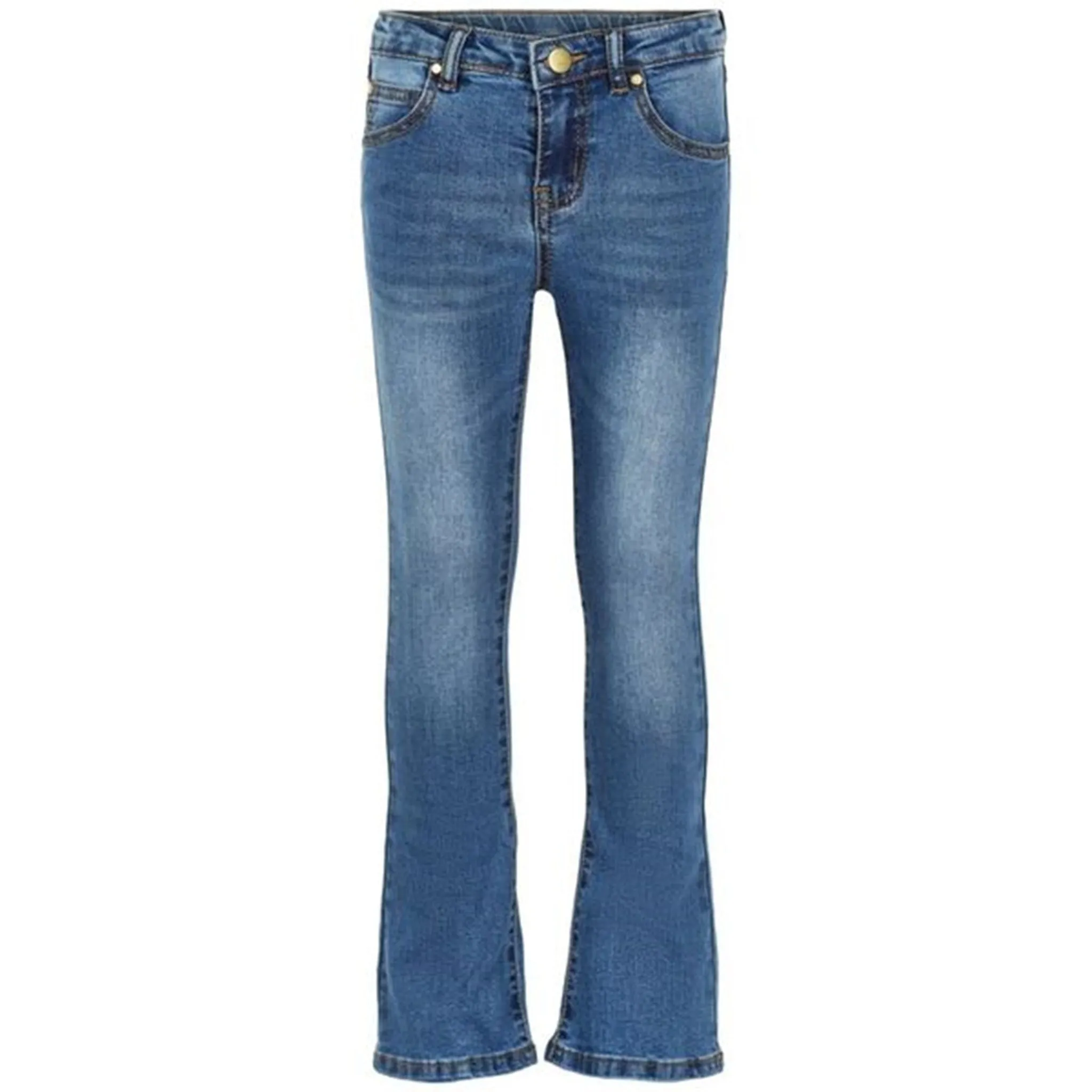 Die neuen ausgestellten Jeans in Blau Denim Babykids_The-New