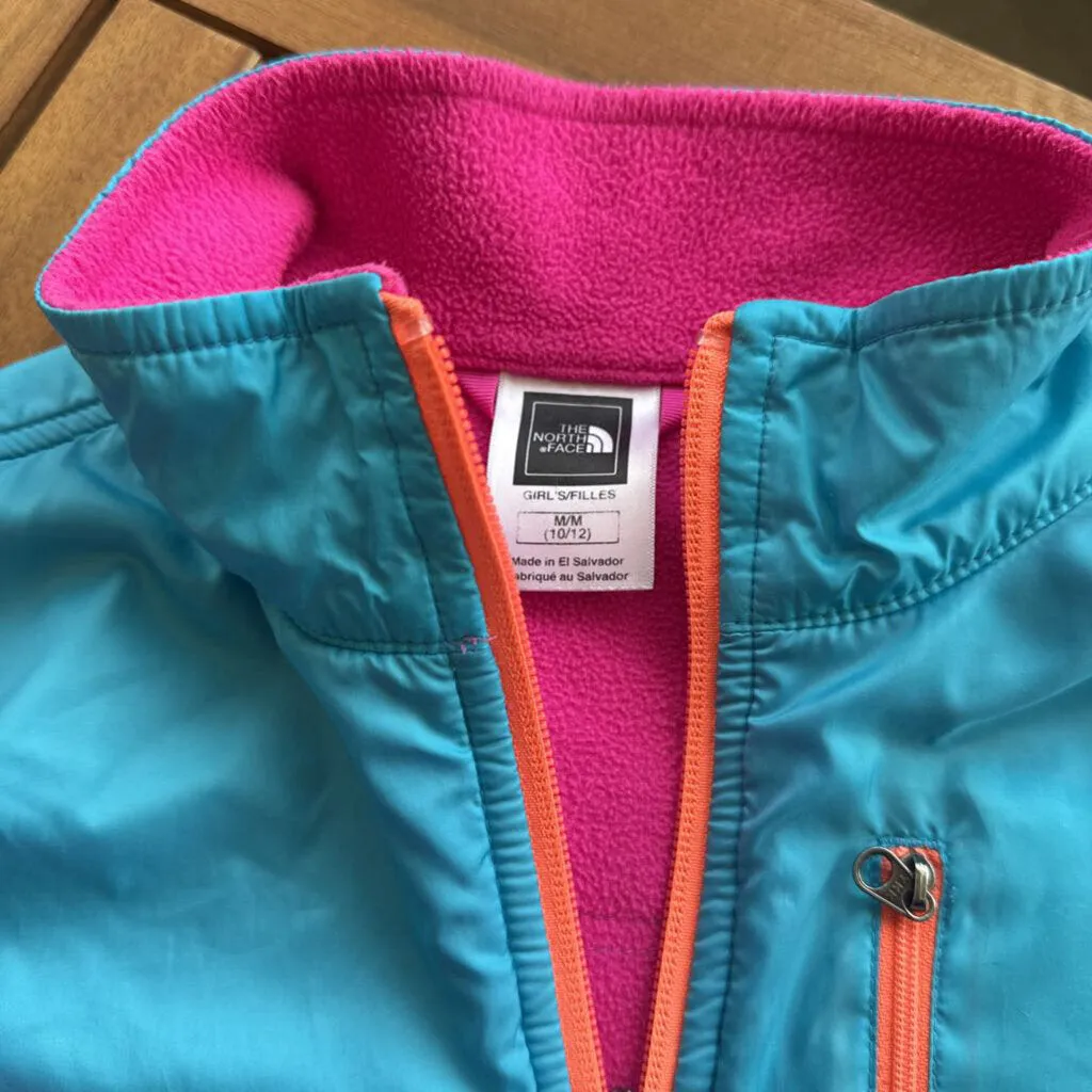 The North Face The North Face - Fleecejacke für Mädchen - UVP 85$: Rosa/Blau/Orange-Kinder-10/12