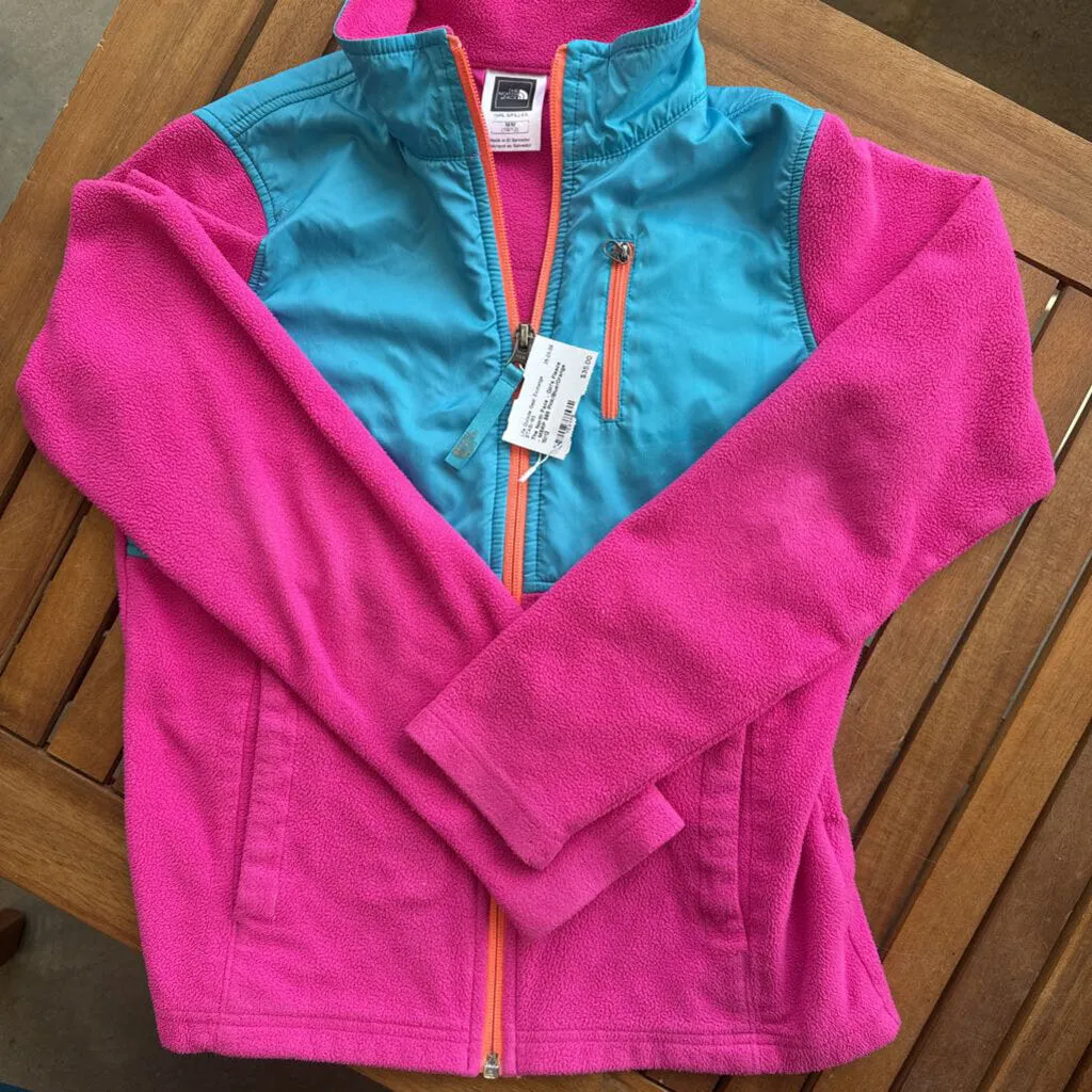 The North Face The North Face - Fleecejacke für Mädchen - UVP 85$: Rosa/Blau/Orange-Kinder-10/12