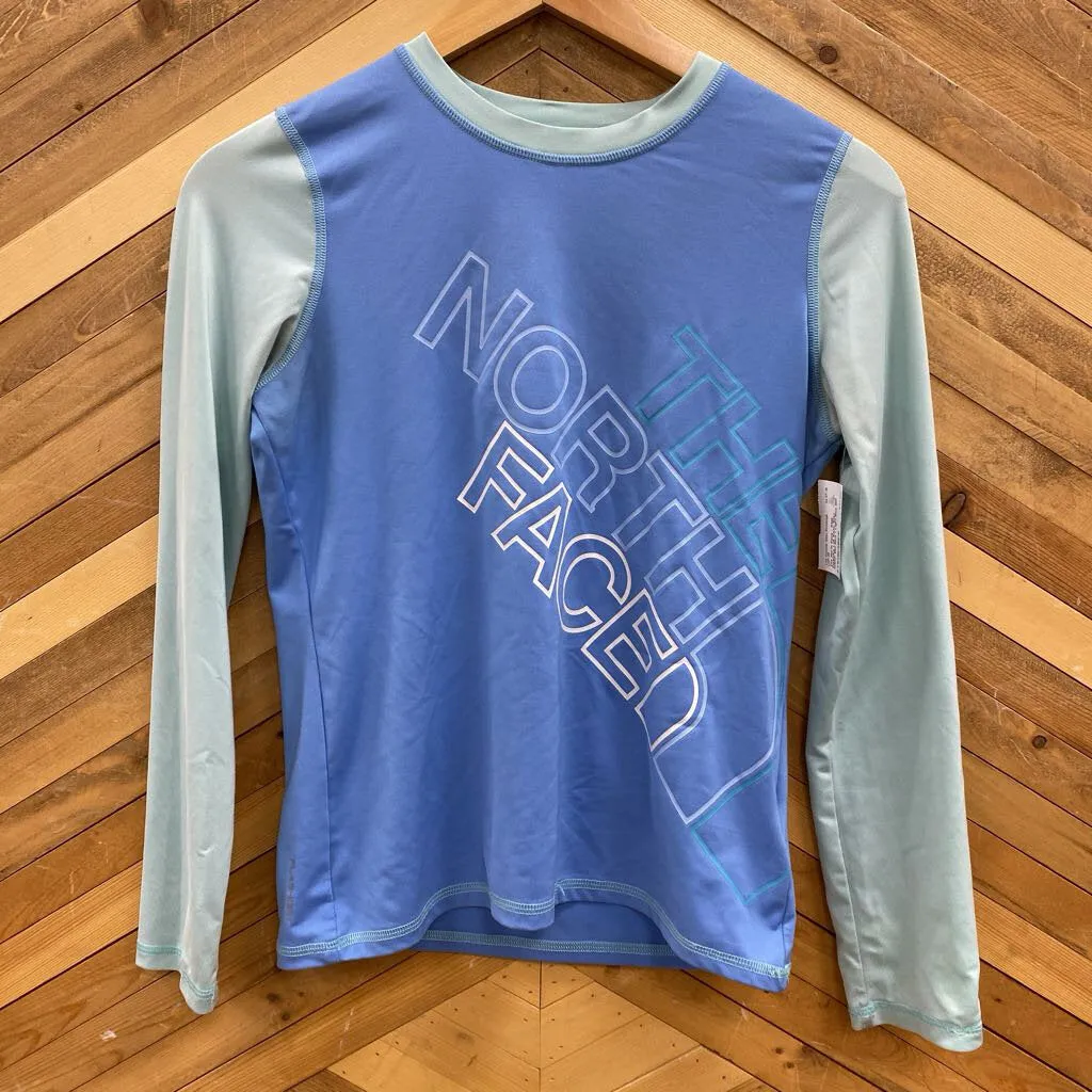 The North Face The North Face - Kinder Flashdry Langarm Schwimmshirt - UVP 60$: Blau / Hellblau-Kinder-MD