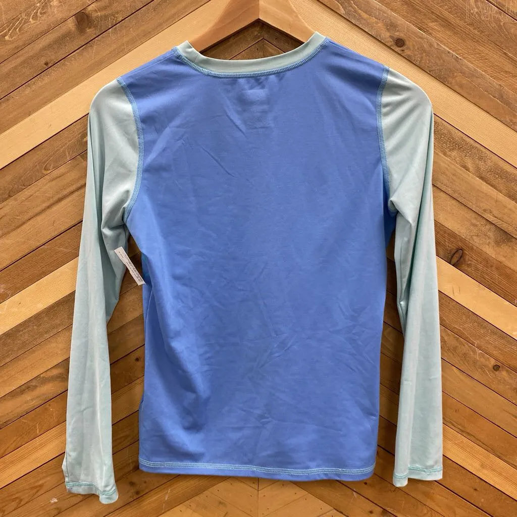 The North Face The North Face - Kinder Flashdry Langarm Schwimmshirt - UVP 60$: Blau / Hellblau-Kinder-MD