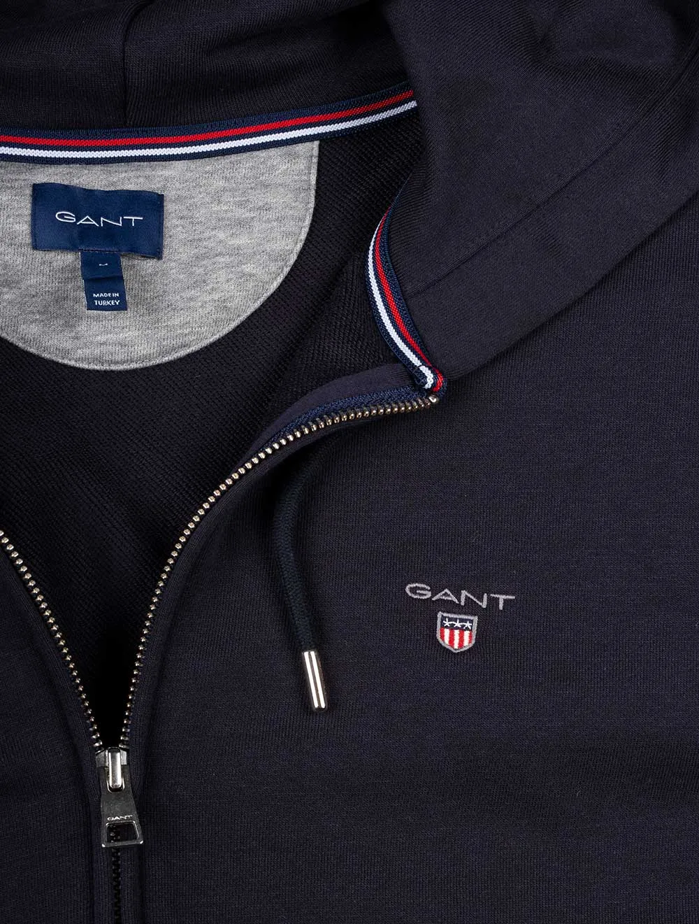 Der Originale Full-Zip-Hoodie Abendblau