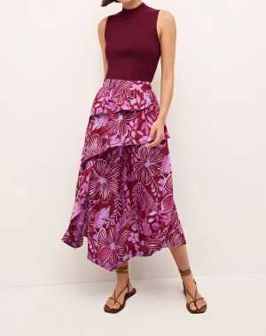 Tilda Midi Skirt In Primrose