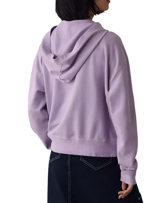TLA Crop Hoodie Übergröße