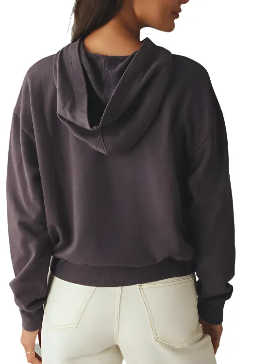 TLA Crop Hoodie Übergröße