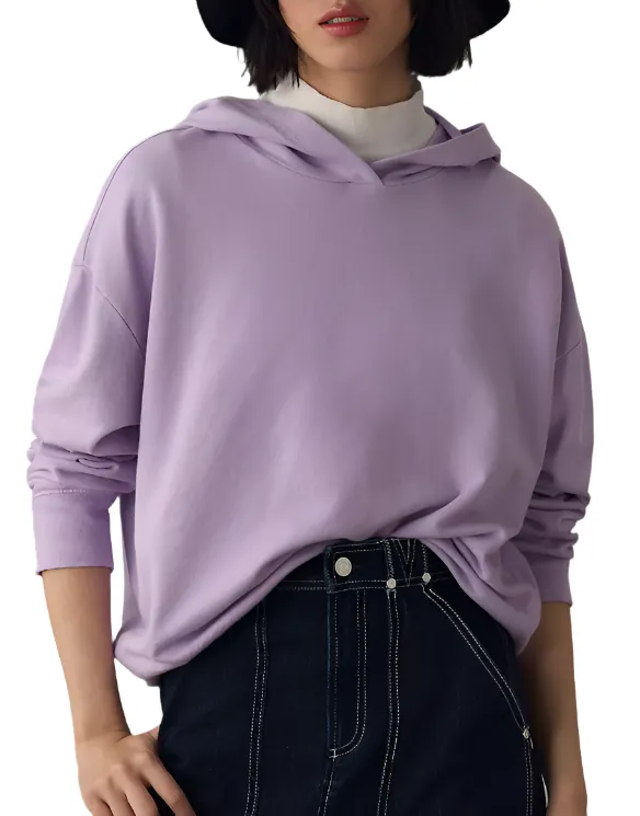 TLA Crop Hoodie Übergröße