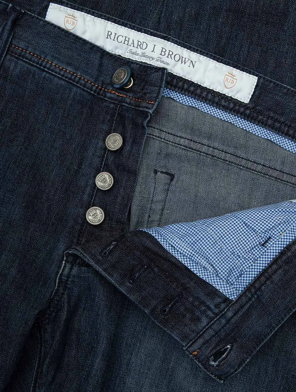 Tokyo Edle Fasern Denim Jeans Blau
