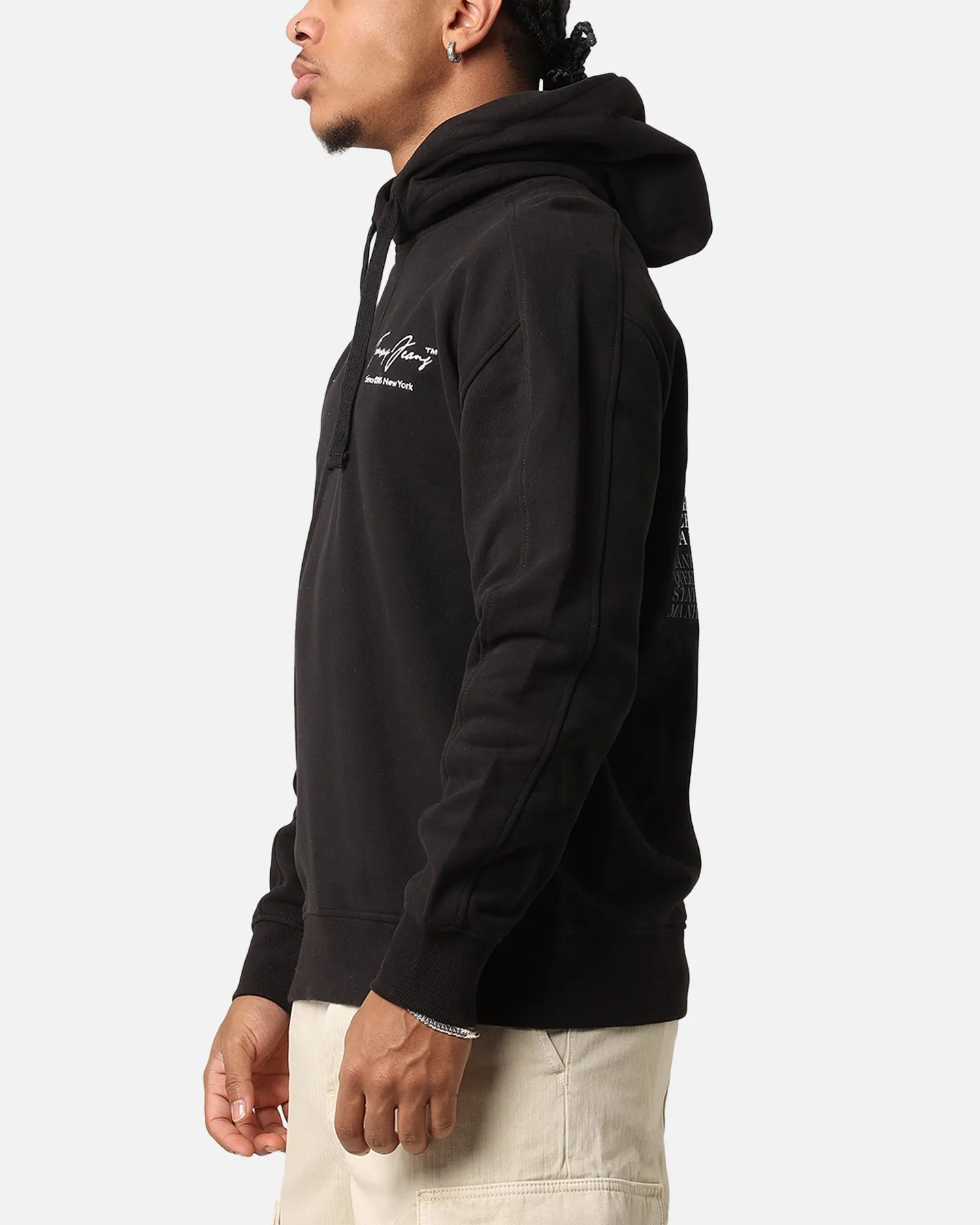 Tommy Jeans TJM Relax Washed DNA Kapuzenpullover Schwarz