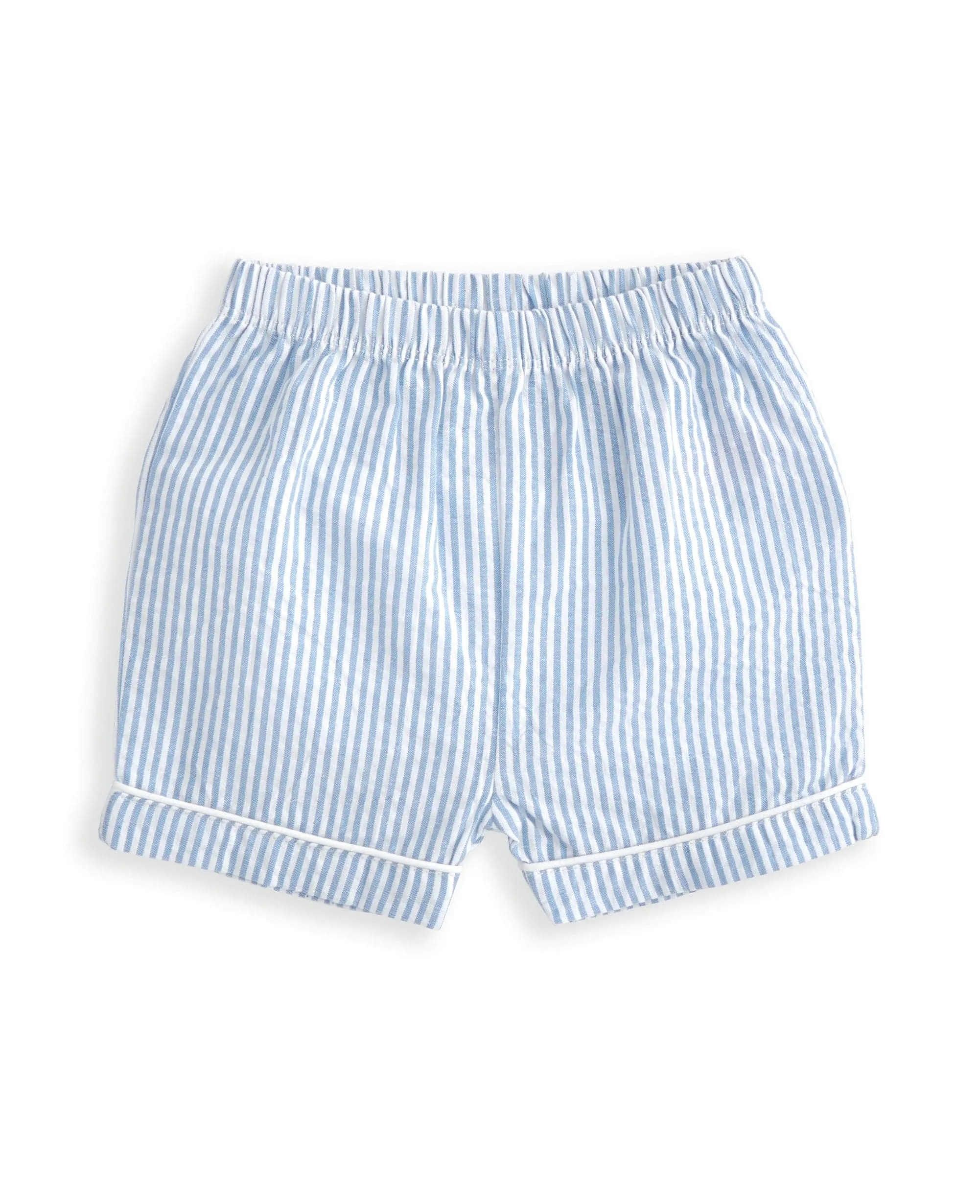Oberteil & Shorts Set (2-teilig) - Blaue Streifen
