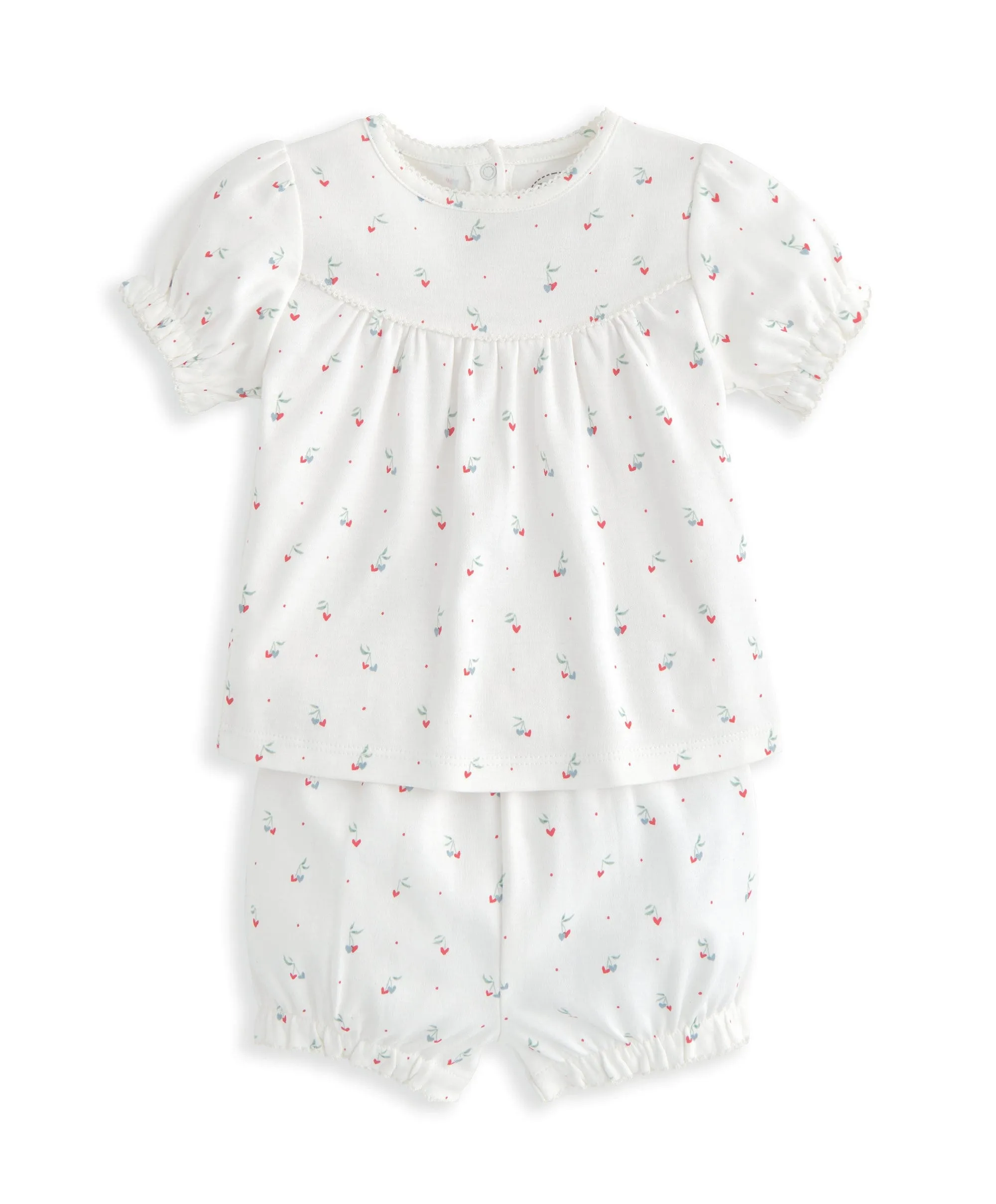 Oberteil & Shorts Set (2-teilig) - Kirschherzen Print Babykids Mamas & Papas