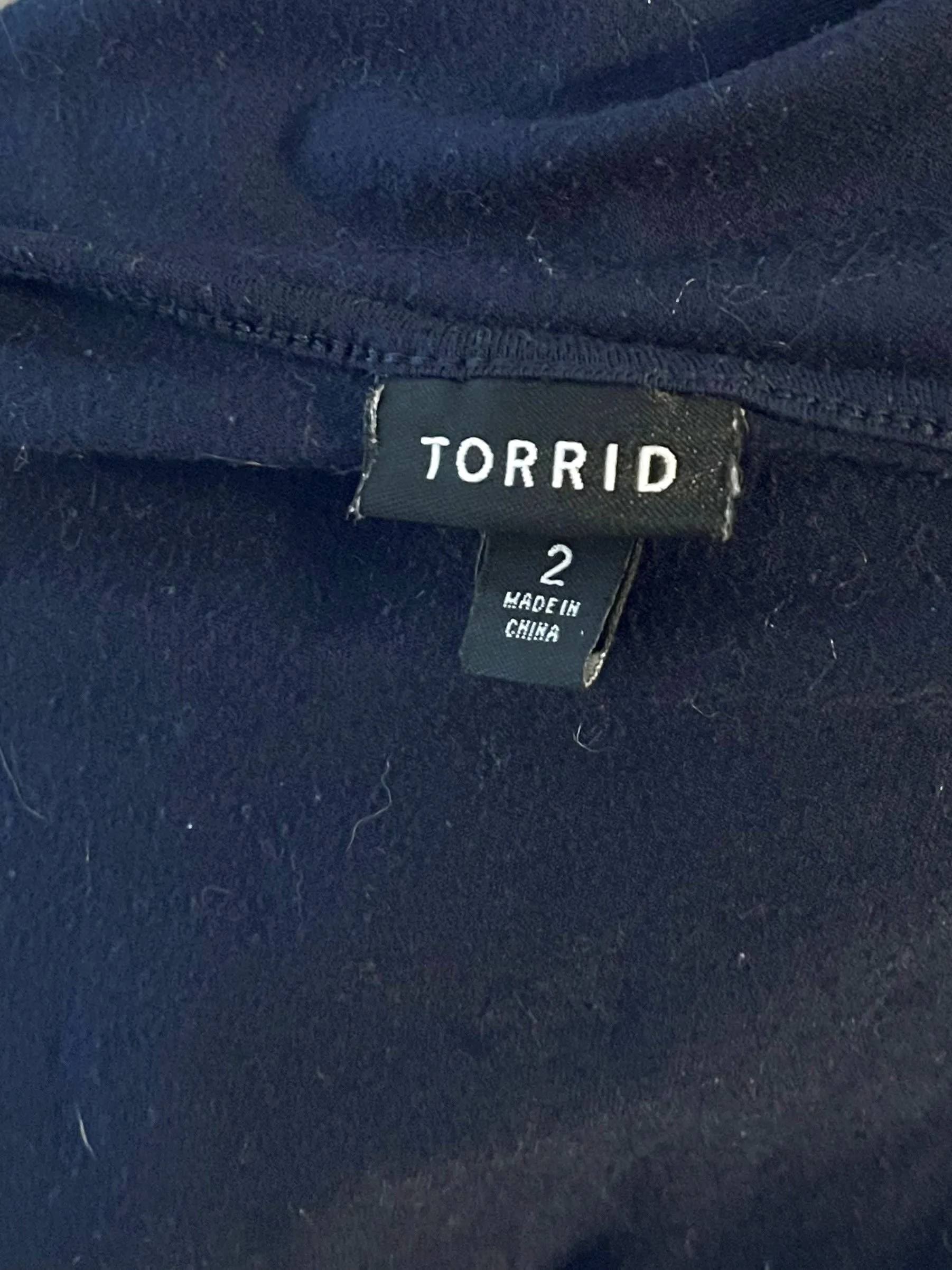 Torrid Größe 2 (18/20) Marineblaues Kleid