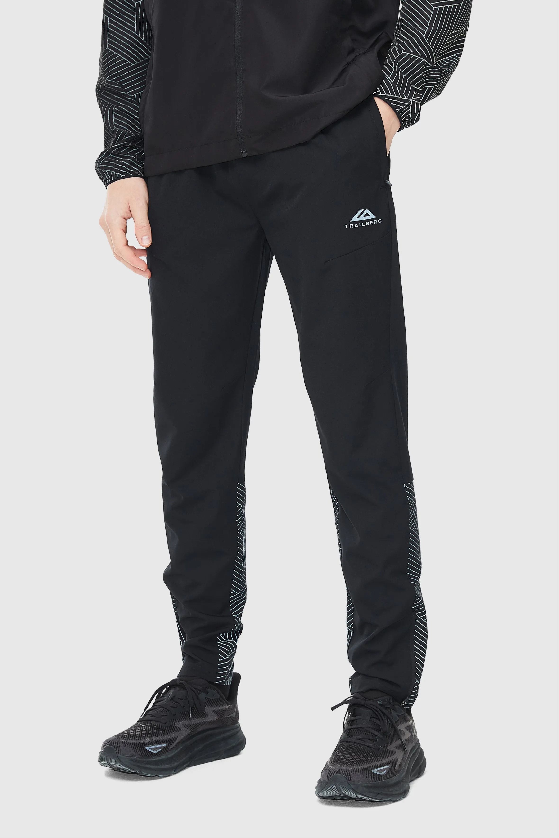 Trailberg Axis Jacquard Hose - Schwarz