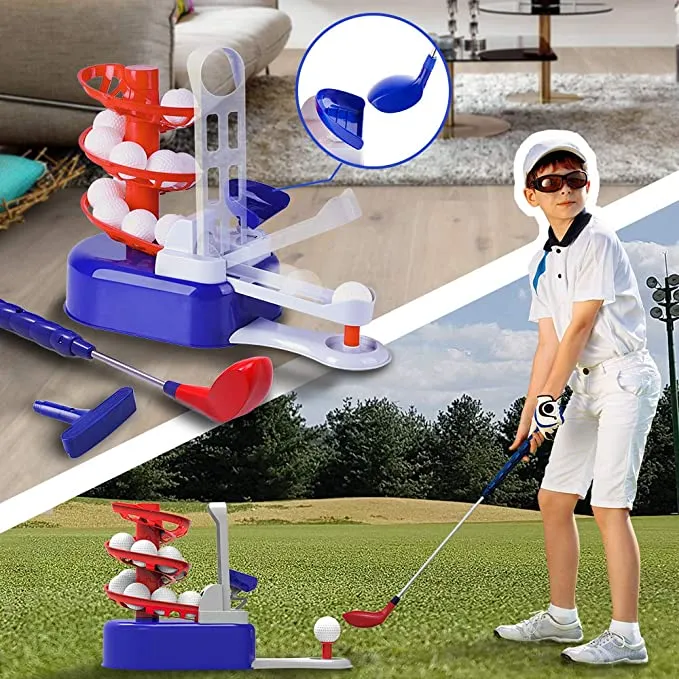 Trainings-Golfbälle Schläger Ausrüstung Indoor Outdoor Sport Spielzeug Set