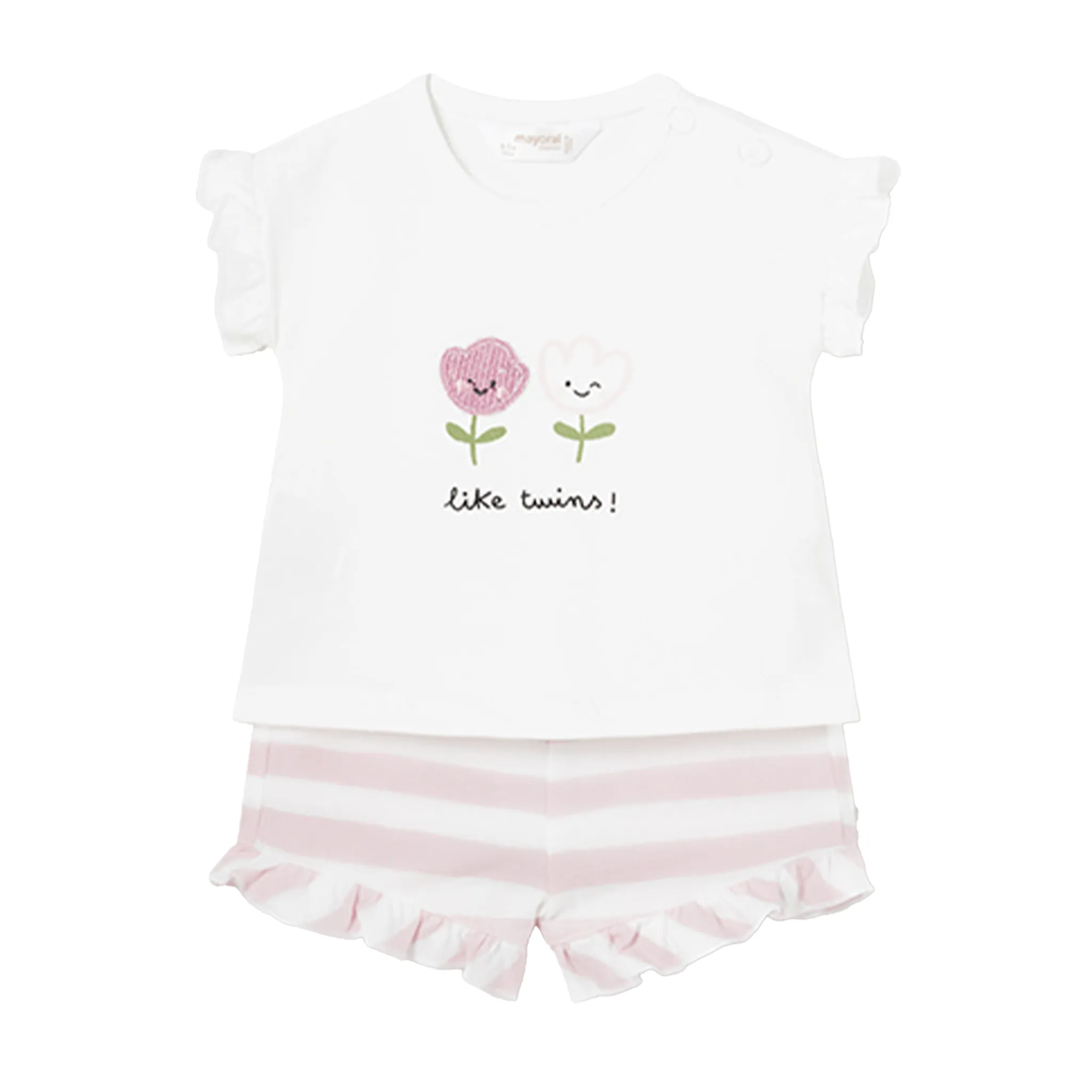 Zweiteiliges T-Shirt und Shorts Set