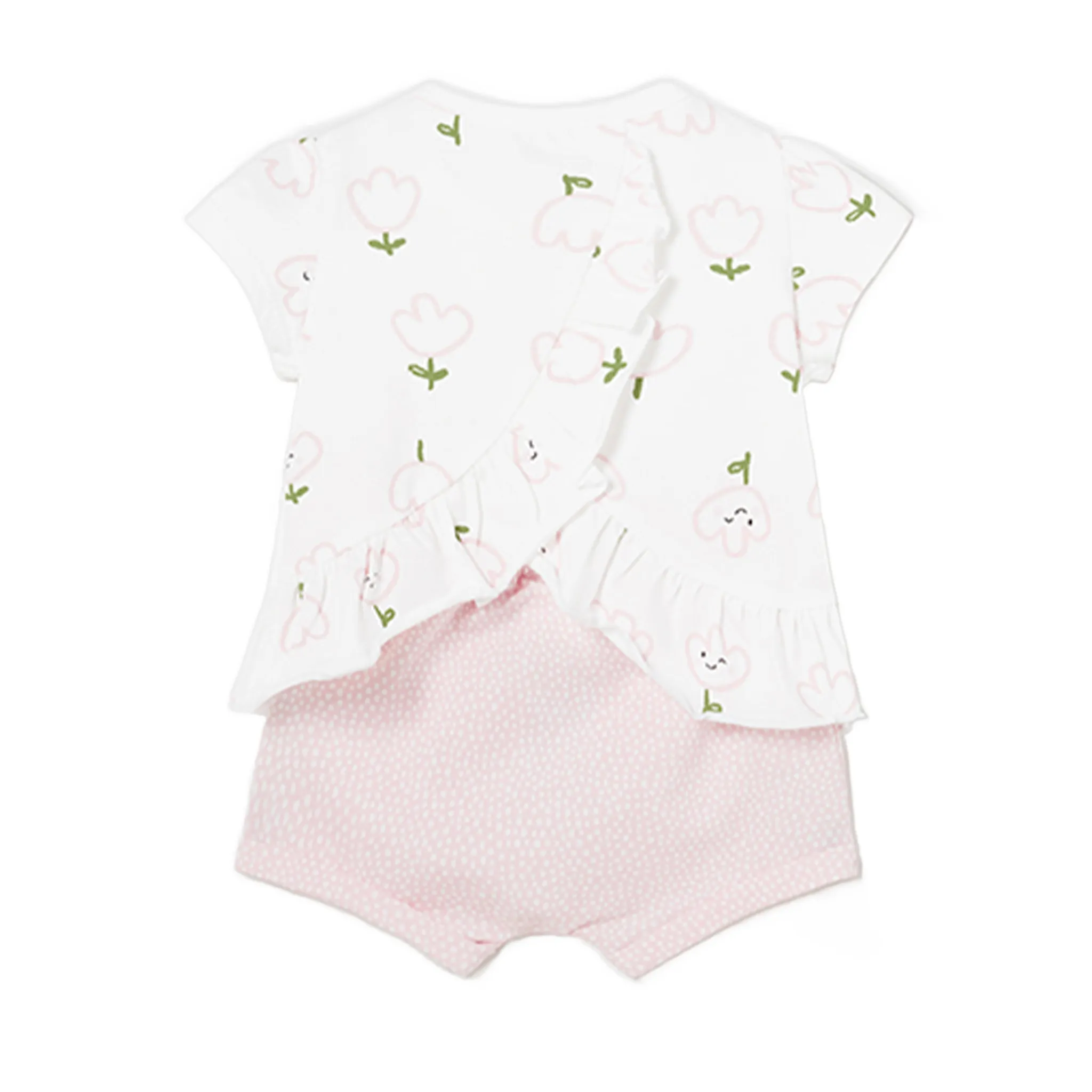 Zweiteiliges T-Shirt und Shorts Set
