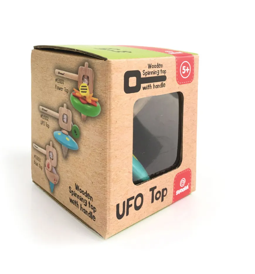 UFO-Kreisel mit Griff
