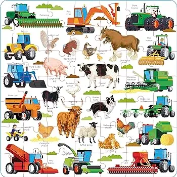 Usborne Buch & Puzzle: Bauernhof