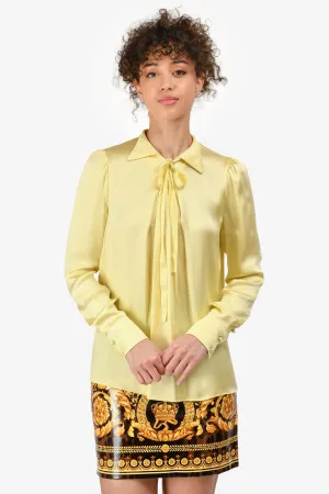 Versace Brown Leopard Print Baroque Mini Skirt Size 40