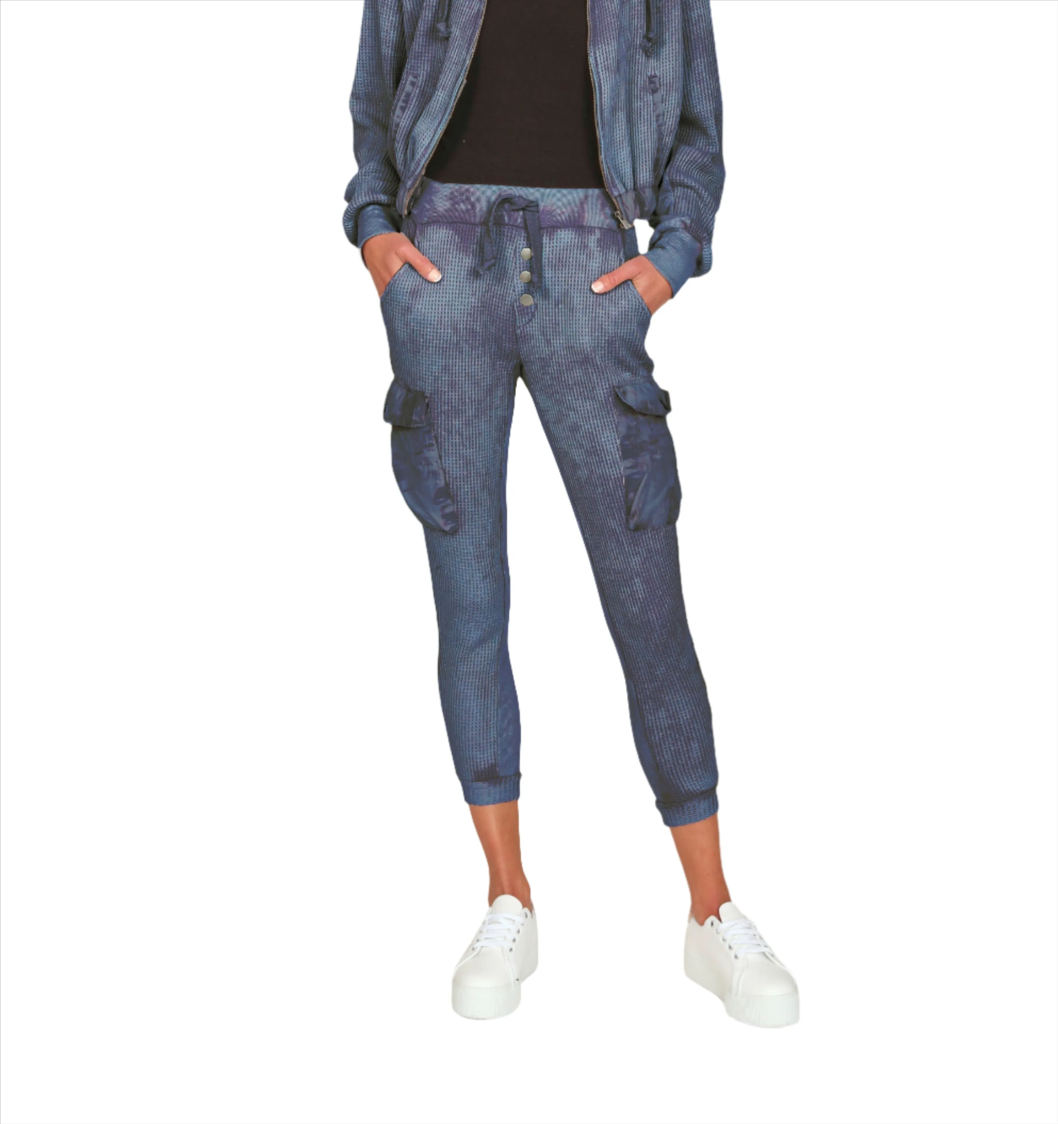 Vintage Havanna Denim Thermo-Kombi Cargo-Jogger B9879 Denim
