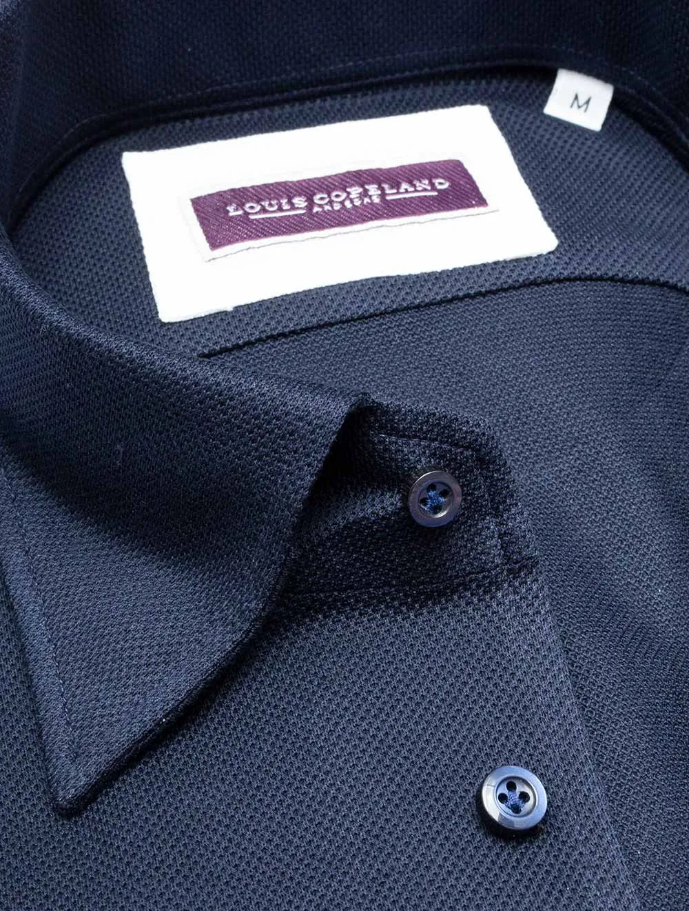 Westland Jersey Pique Shirt Marineblau