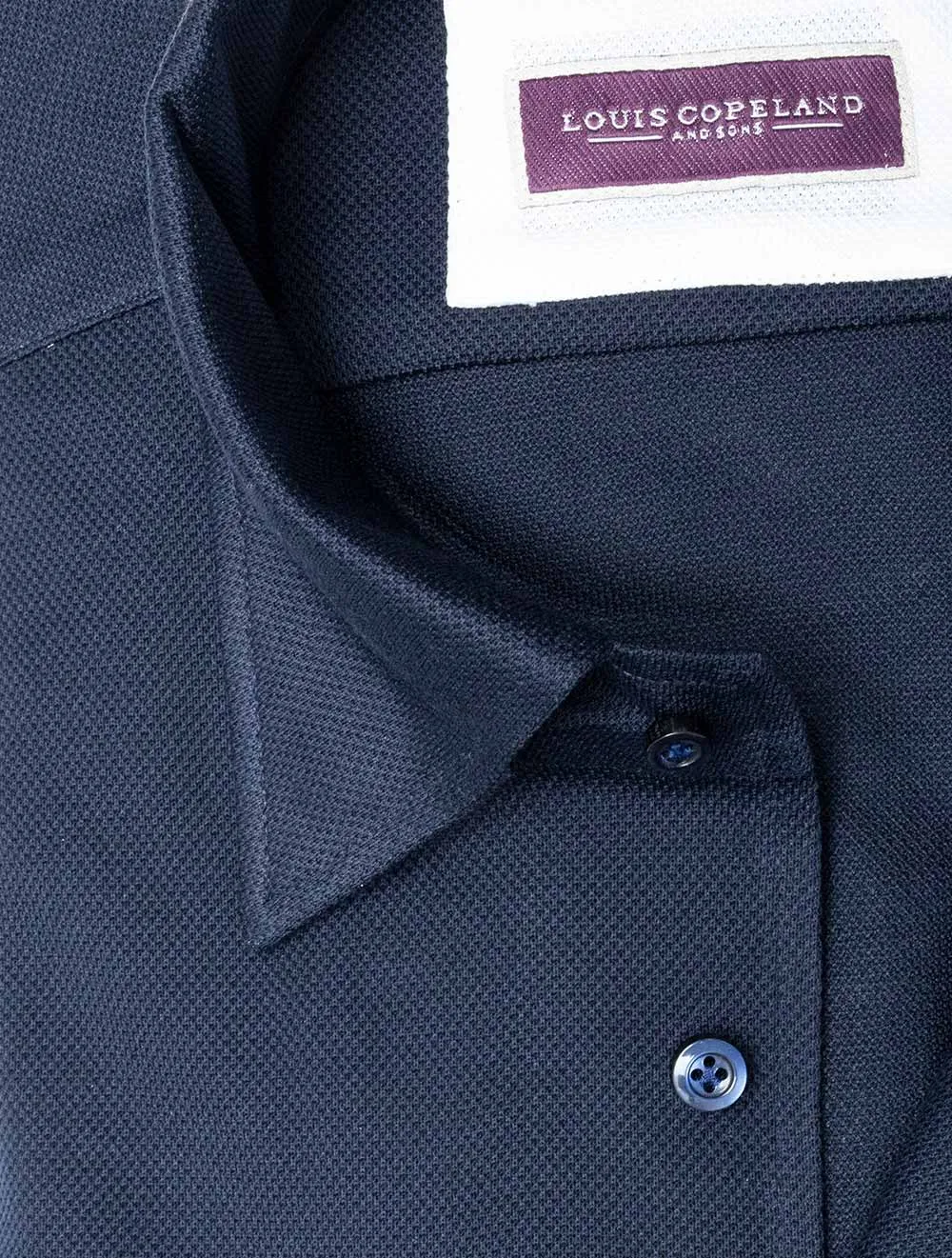 Westland Jersey Pique Shirt Marineblau