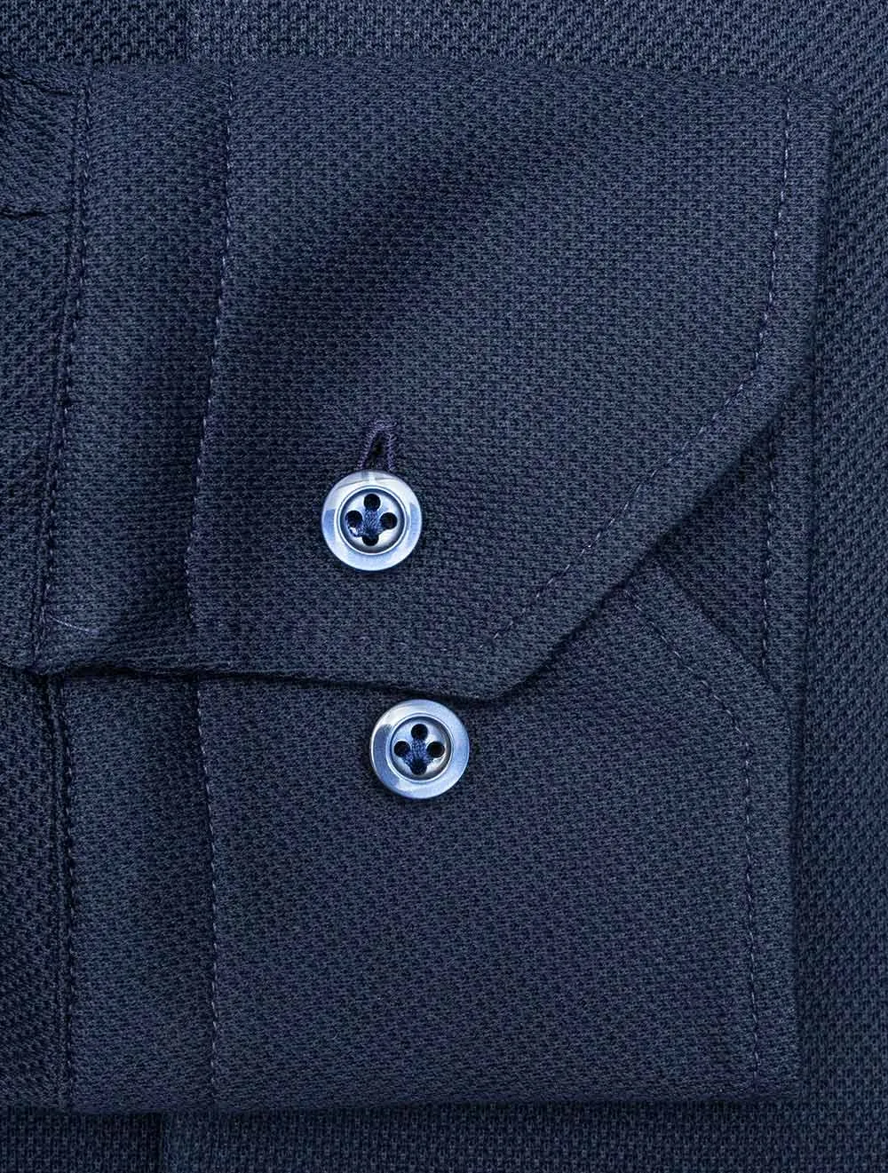 Westland Jersey Pique Shirt Marineblau