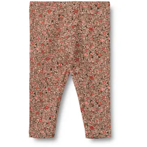 Wheat Rose Flower Meadow Leggings Jules Wheat