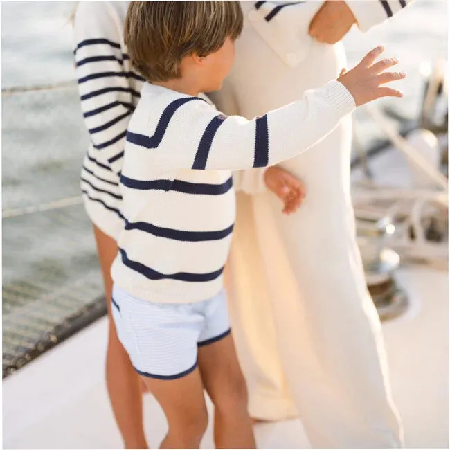 Pullover mit breiten Streifen