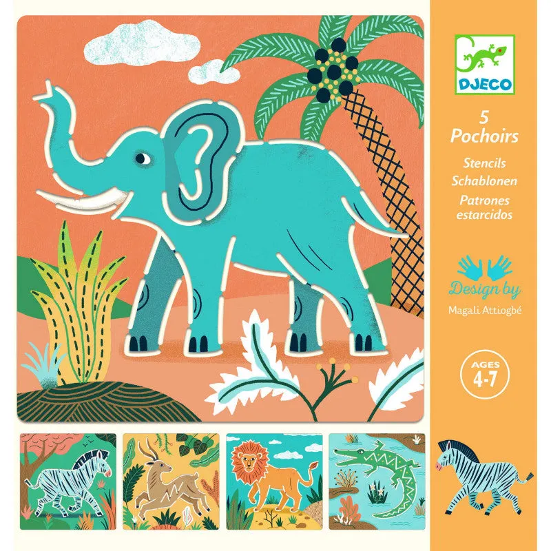 Schablonen für Wildtiere