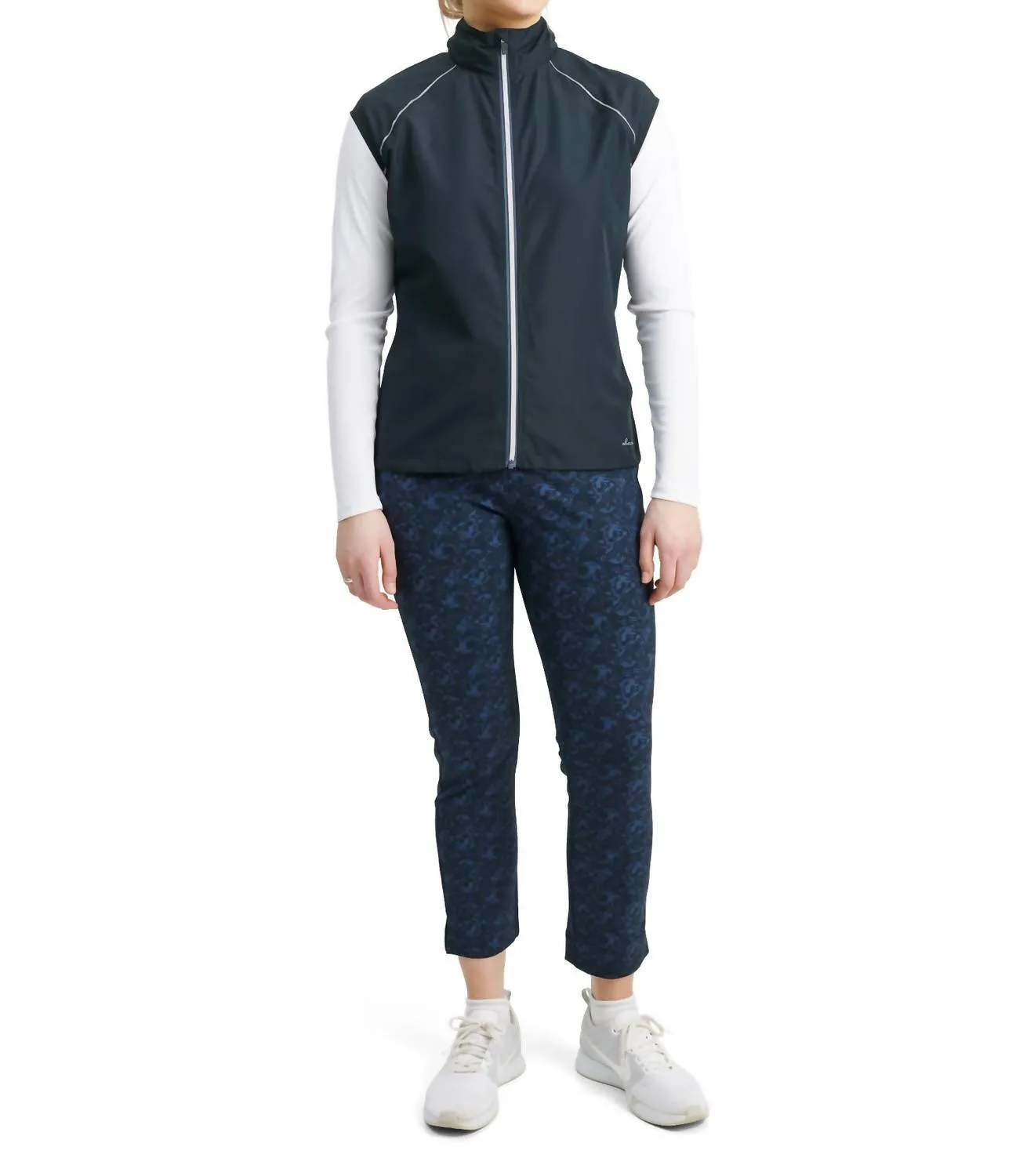 Frauen Ganton Stretch Windweste in Marine