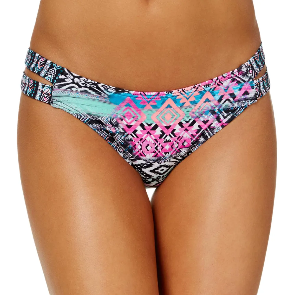 Damen Hipster Bikini Unterteil mit All-over-Print, Mehrfarbig