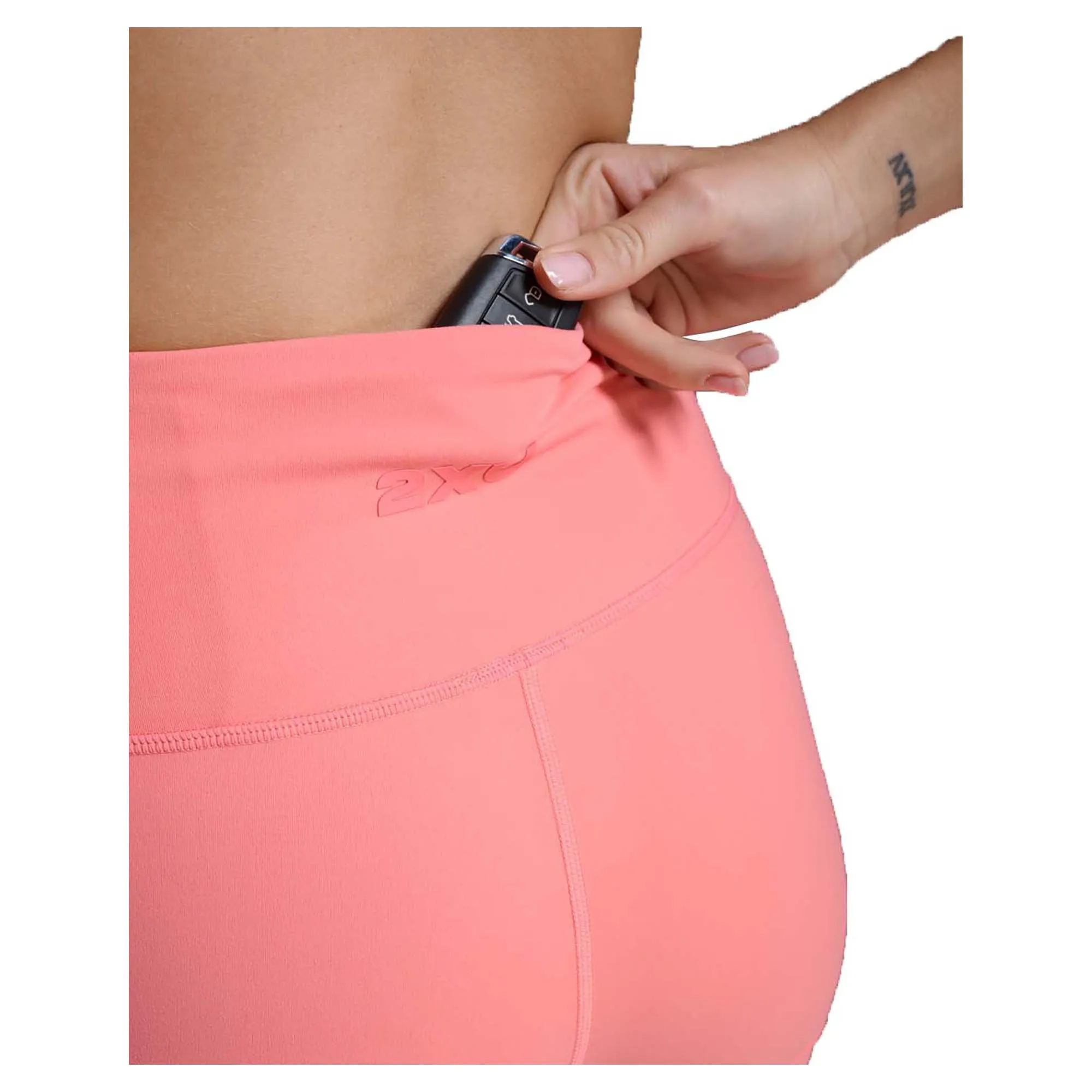Damen-Form High-Rise Kompressionsshorts 4 Zoll