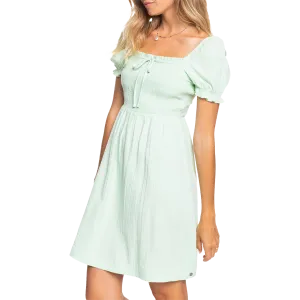 Women's Hello Mini Again Puff Sleeve Dress