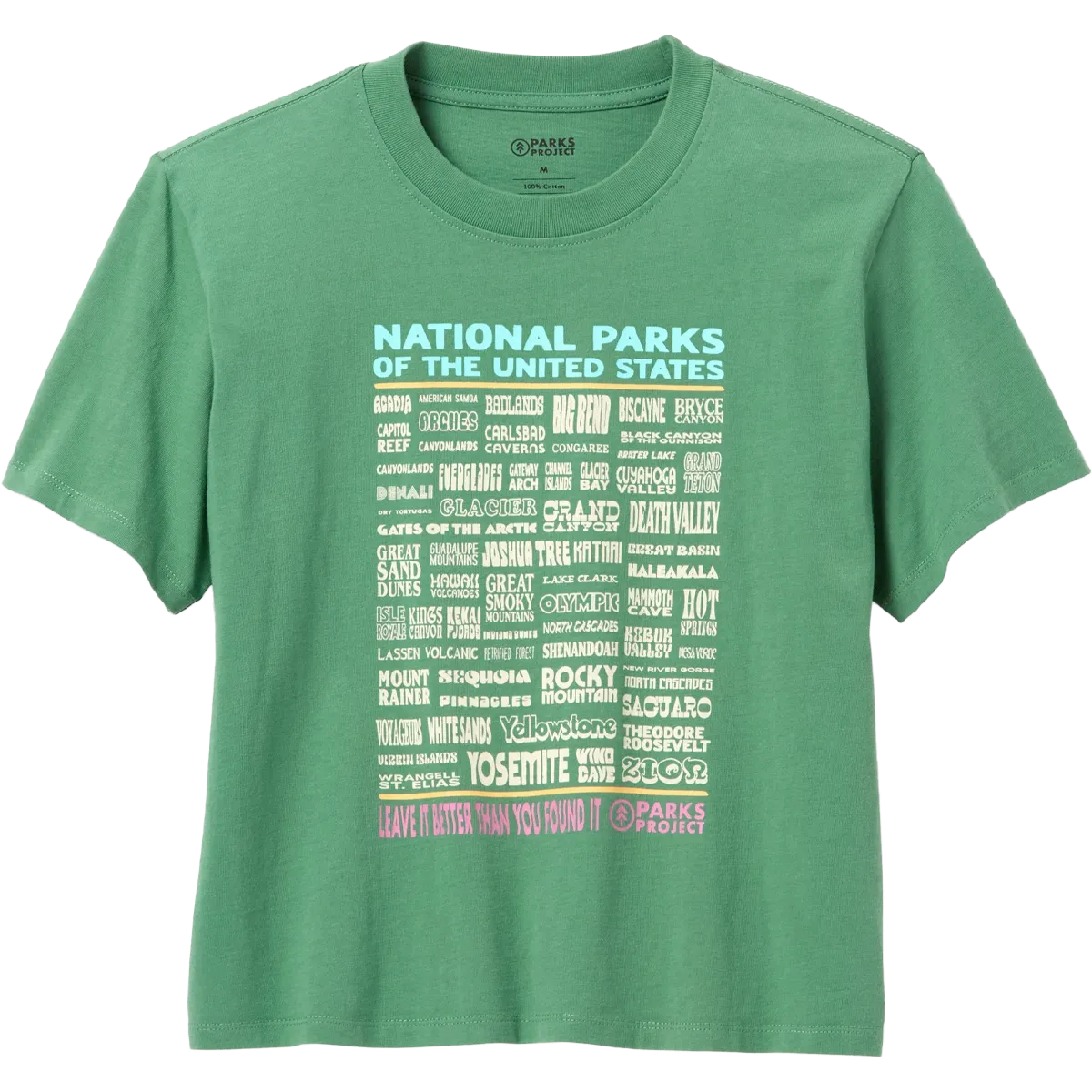 Damens Nationalparks Kollektion Boxy T-Shirt