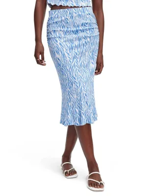 Women's Printed Skirt,Blue
