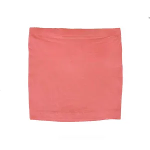 Women's Stretchy Plain Mini Skirt,Coral