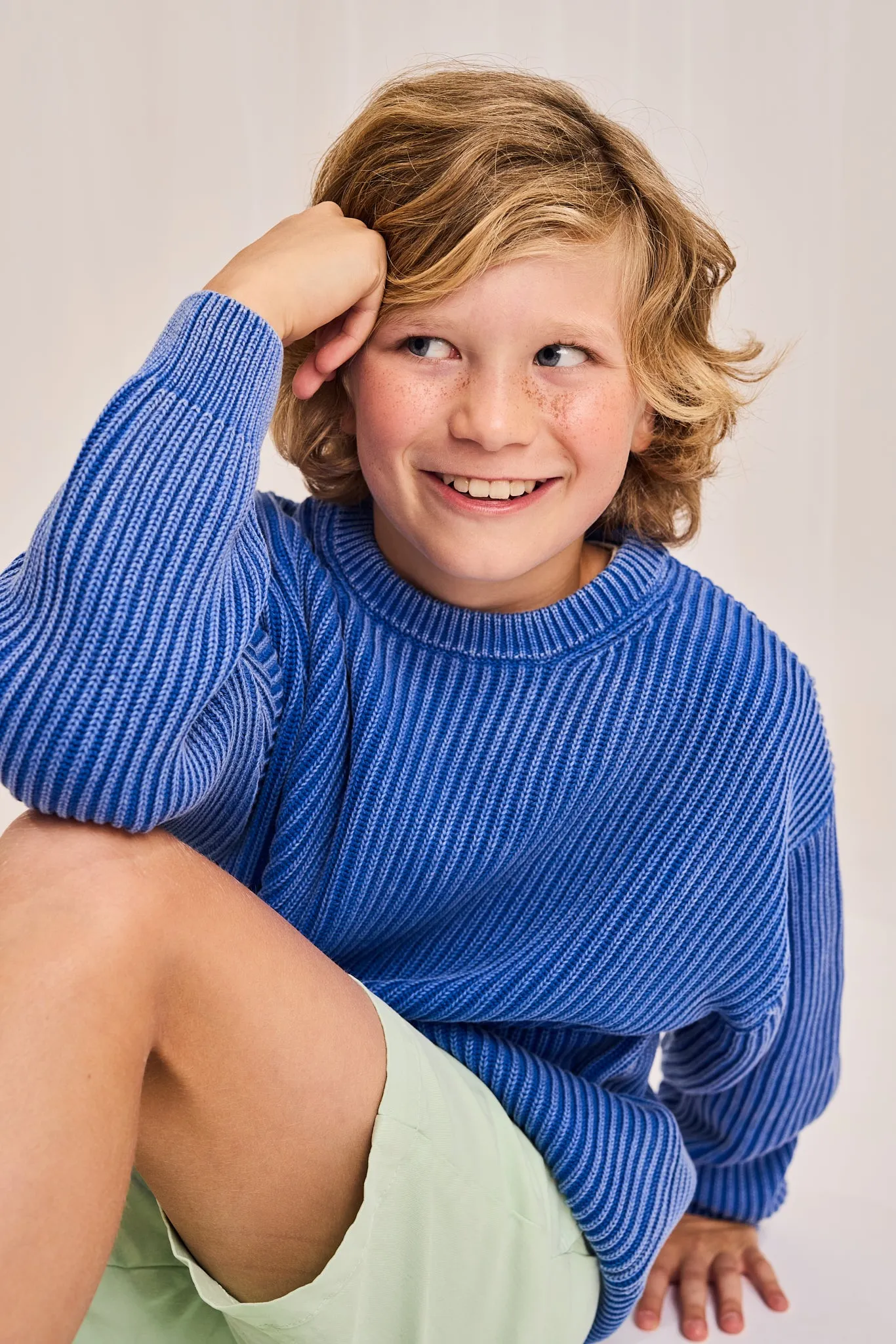 yaro C-Ausschnitt fein 000707 - hellblau Ao76 Kleidung Jungen Mädchen