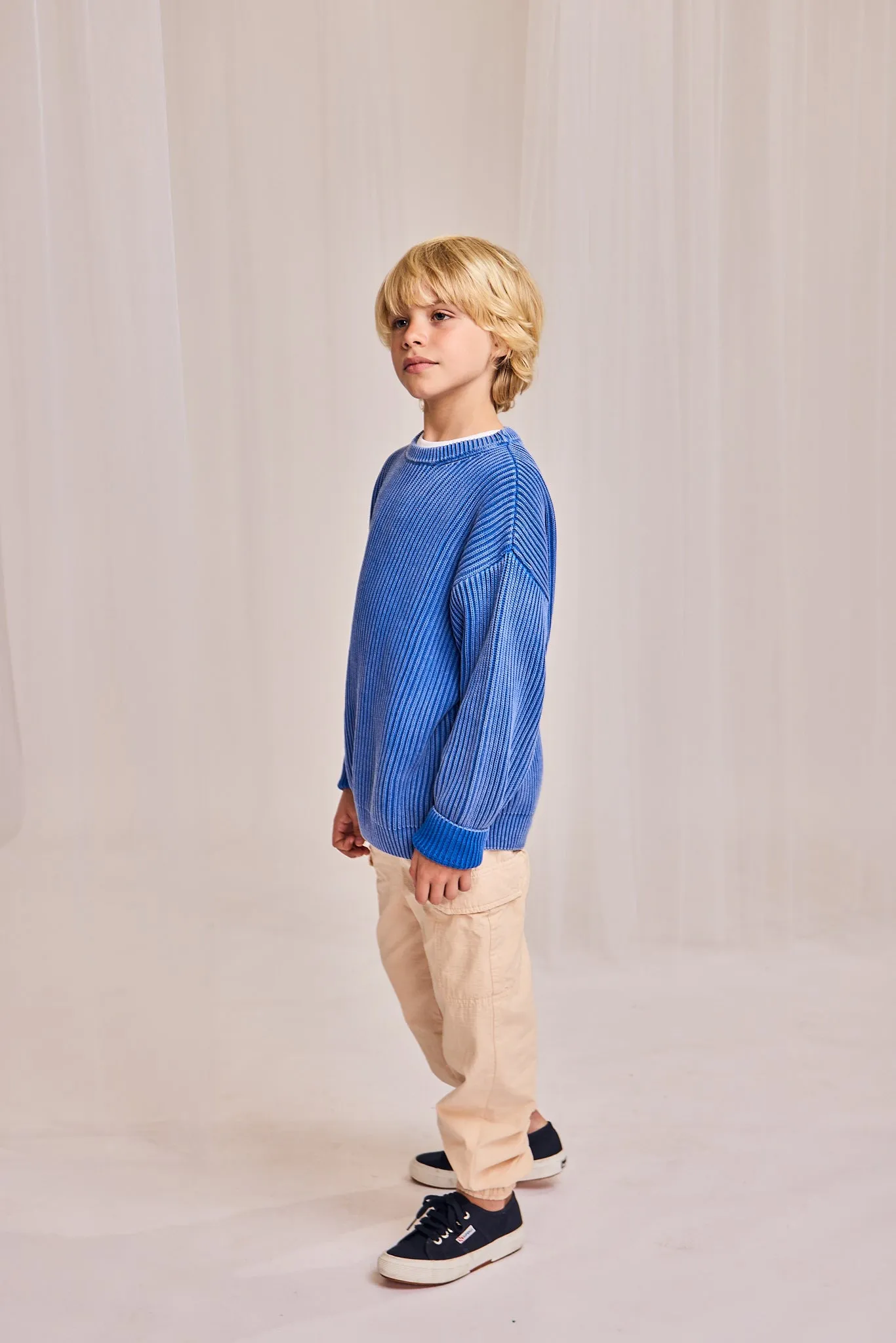 yaro C-Ausschnitt fein 000707 - hellblau Ao76 Kleidung Jungen Mädchen