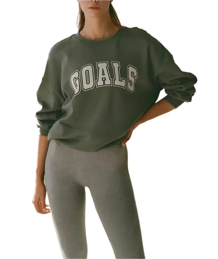 Z Supply Goals Übergroßer Baumwoll-Sweatshirt