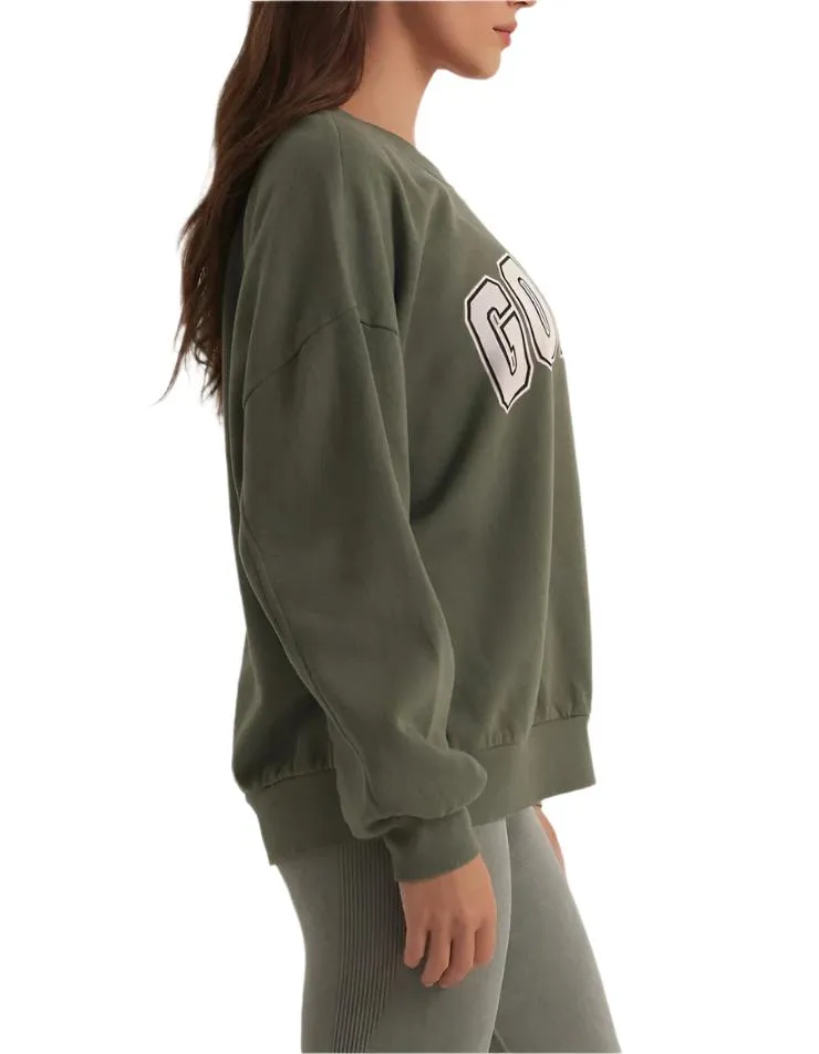 Z Supply Goals Übergroßer Baumwoll-Sweatshirt