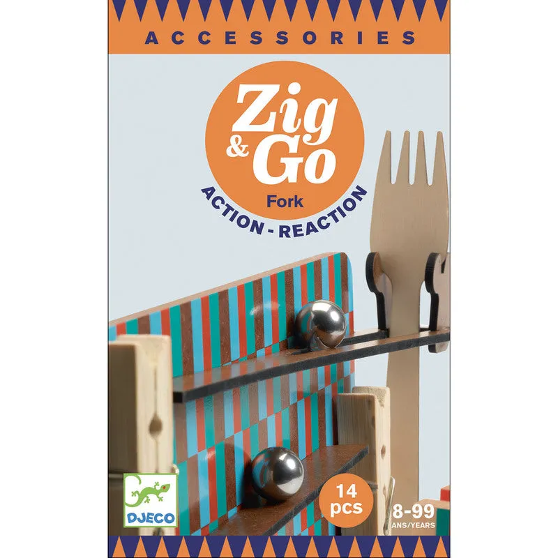 Zig & Go Gabel Aktions- und Reaktions-Set
